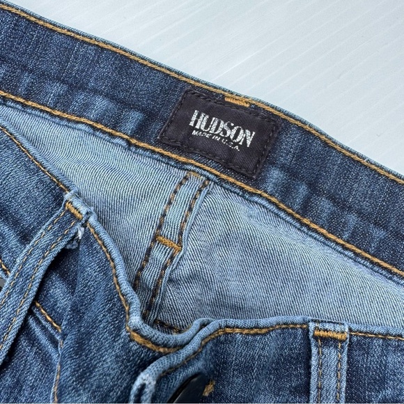 Hudson Nico Super Skinny Midrise Jeans Dark Blue Skinny Jeans - Picture 4 of 10